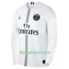 Billige Fotballdrakter Paris Saint-Germain Jodan Hvit Tredjedraktsett 2018/19 Langermet